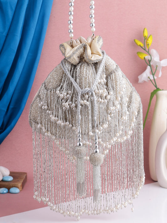 Angel tassel beautiful bridal potli
