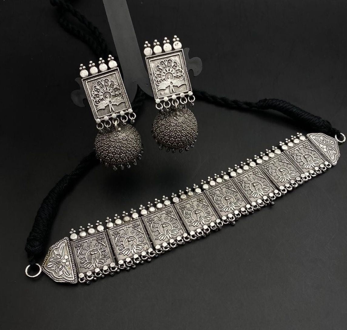 Ganesha inspired necklace set choker set Indian chokers