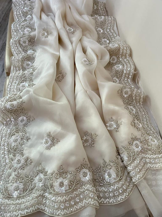 Angela organza partywear saree