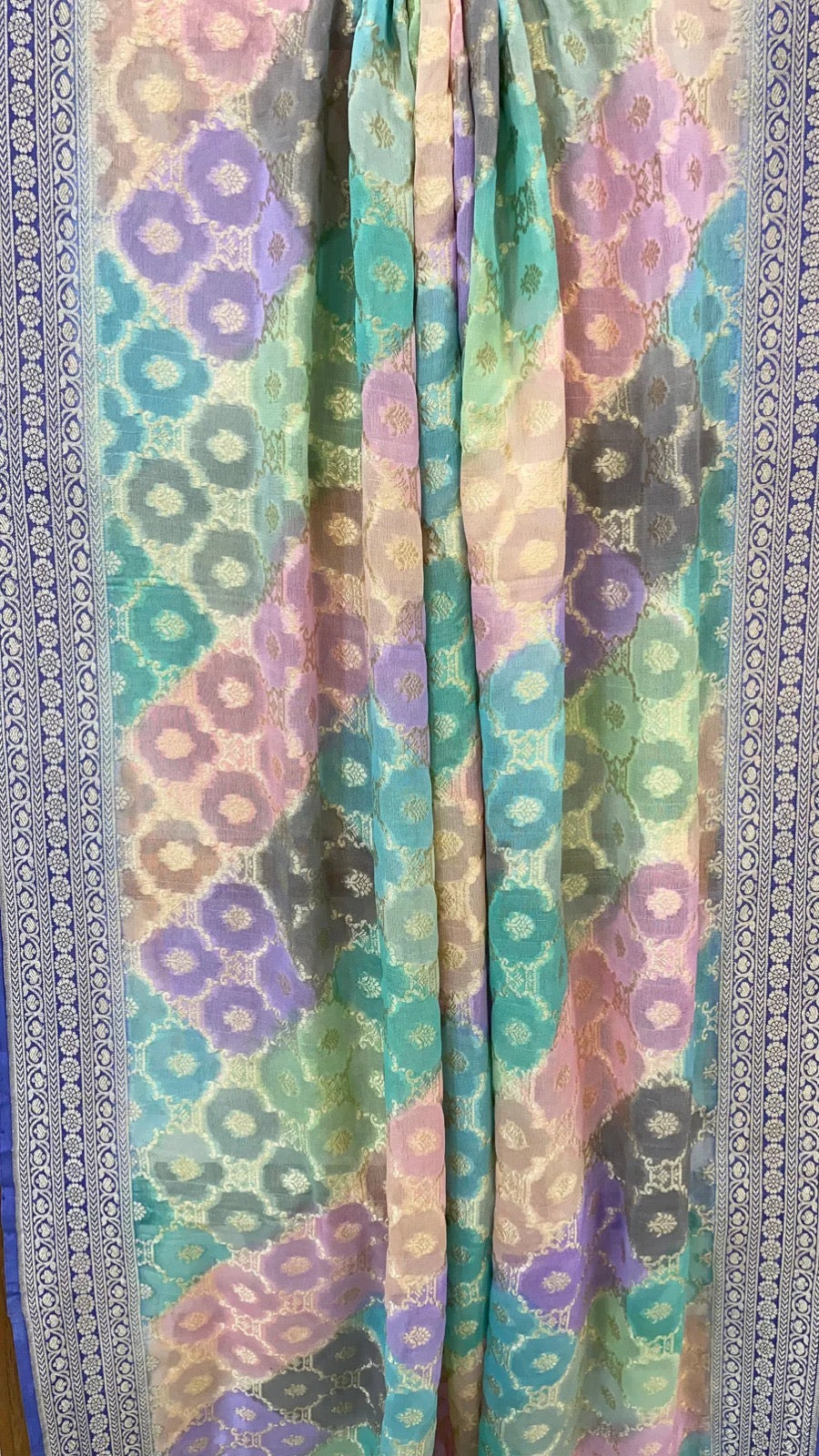 Raima khaddi Indian Gorgette Dupatta