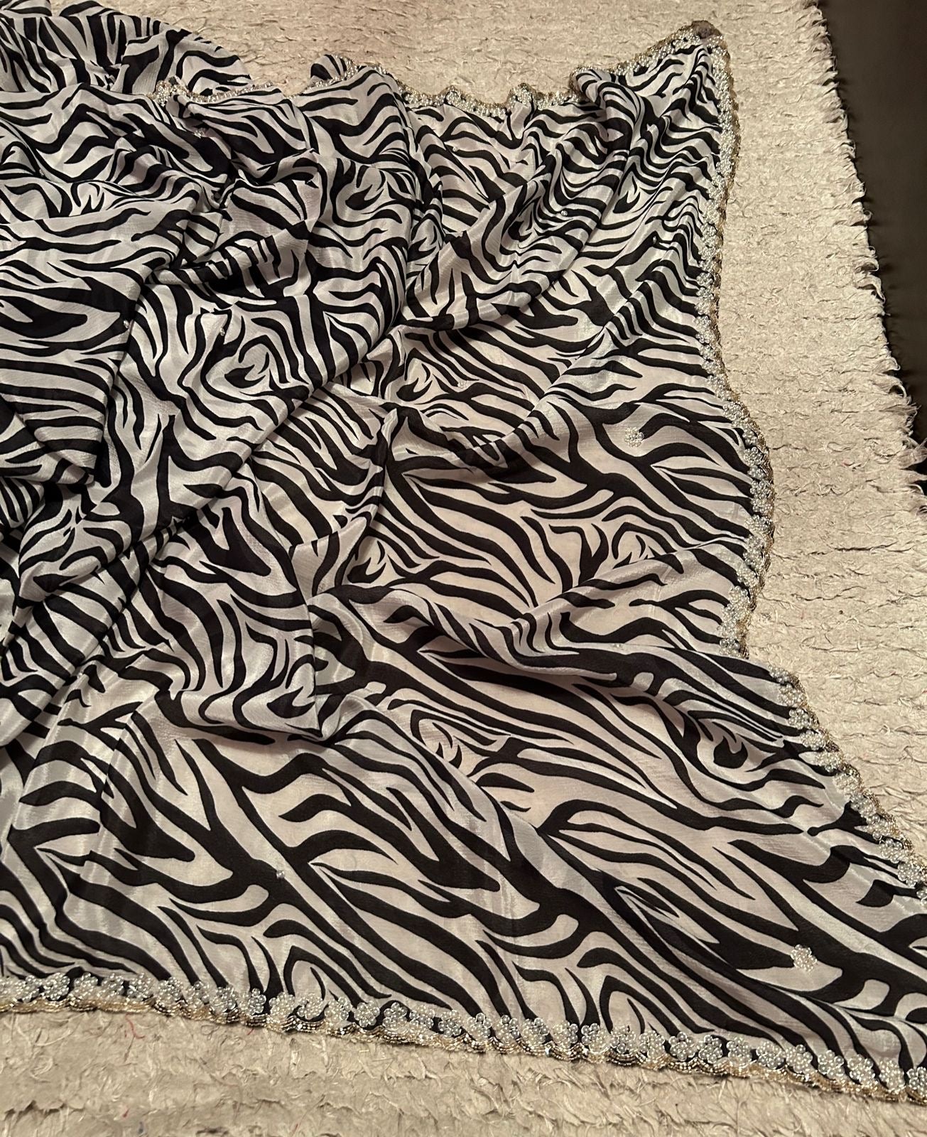 Tigress inspired trendy saree