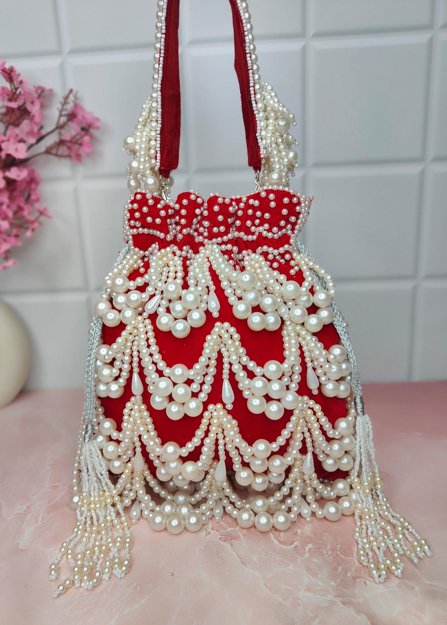 Hayat Pearl Potlis Wedding Bridal Potlis Bridesmaid Potli