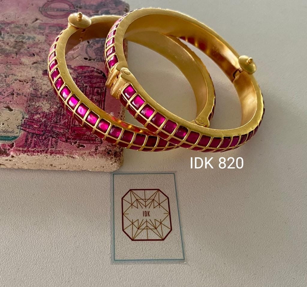 Rukmani kundan bangles Indian heritage bangle