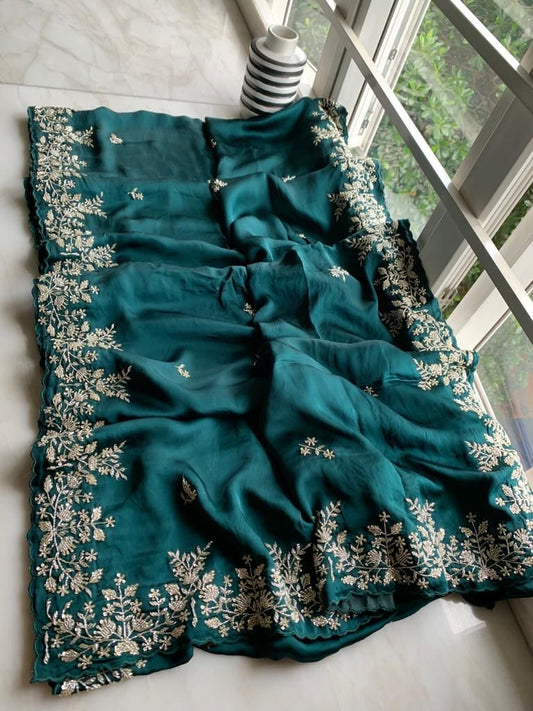 Pavika satin katdana saree Indian sarees