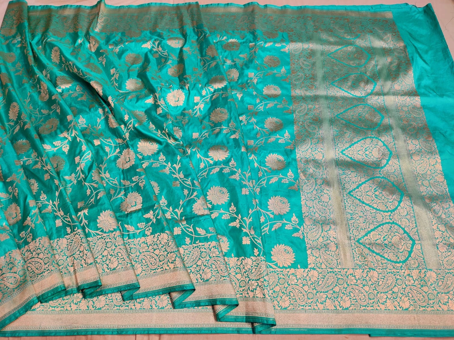 Kiasha Banarsi handloom Katan silk saree