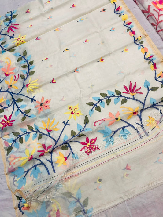 Alisha tantuj jamdani saree Indian sarees