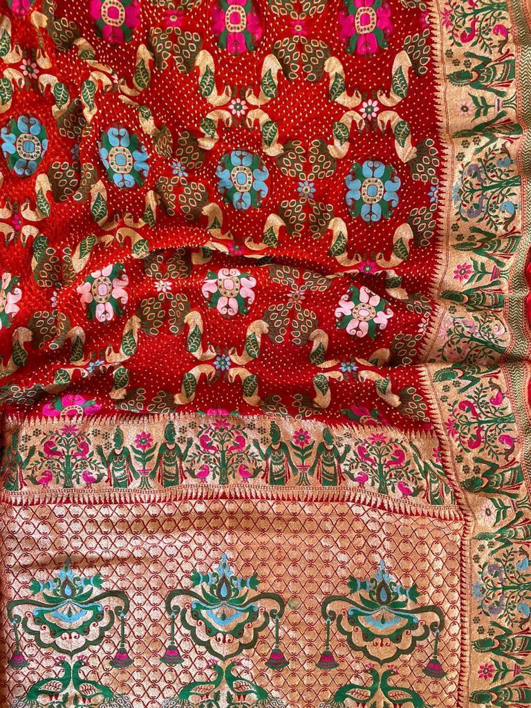 Gumnaami bandhej Indian dupatta