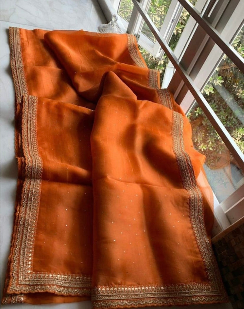 Valida organza beautiful saree