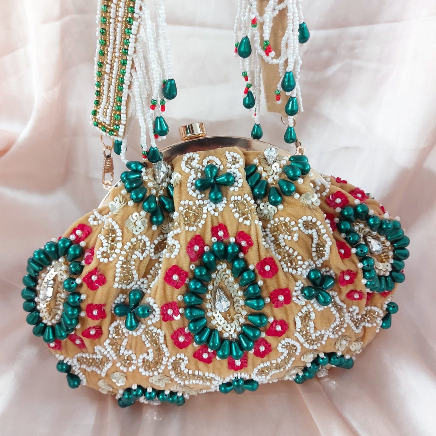 Laisha embroidered wedding potlis