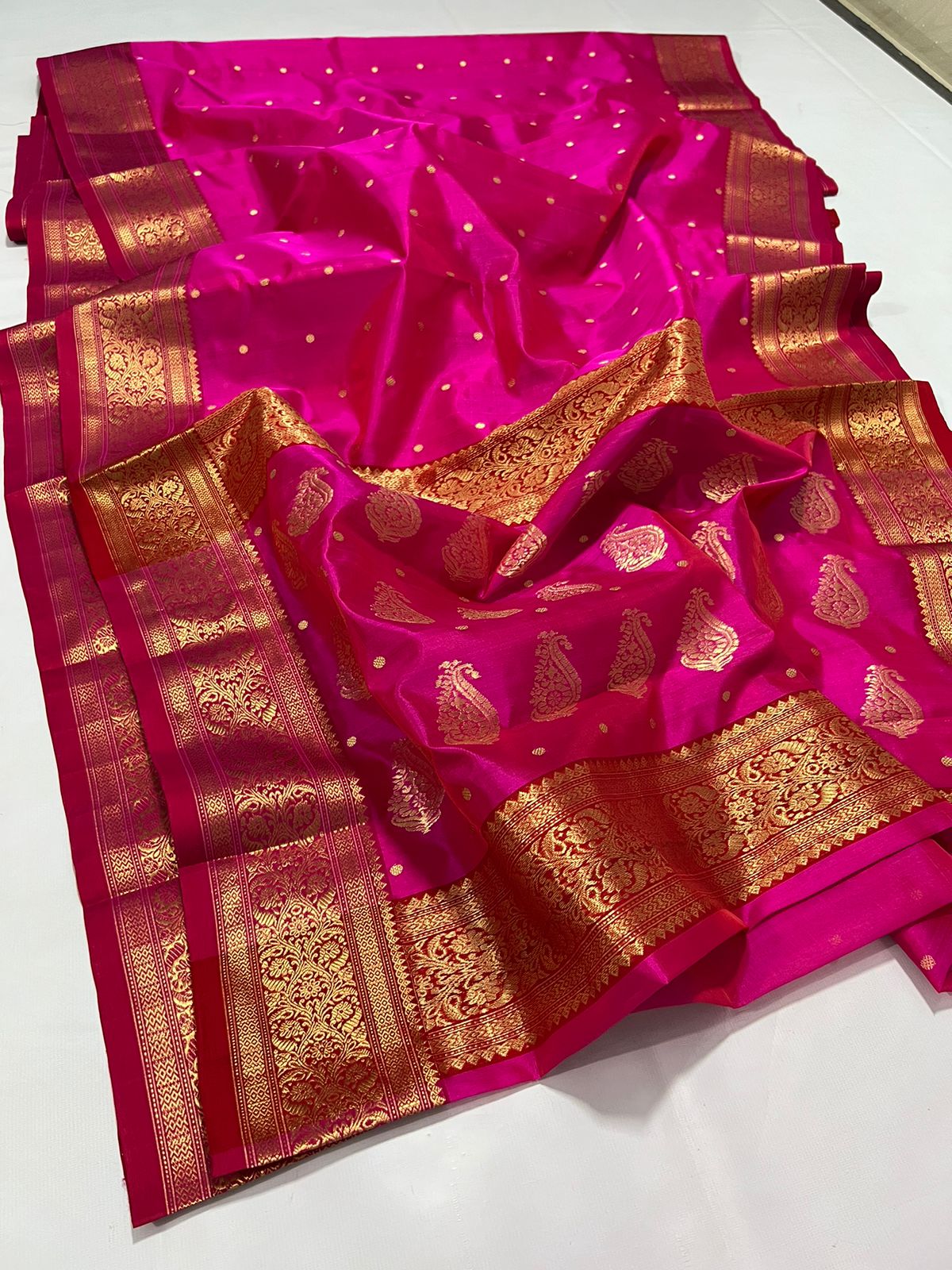 Raksha Chanderi pattu saree