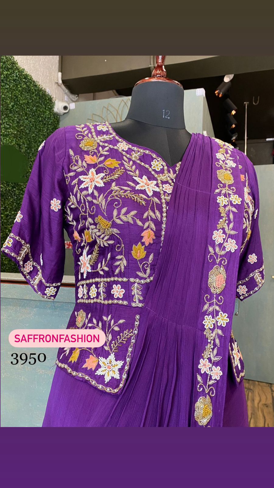 Aarki indowestern gown