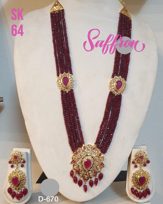 Navika jadau necklace set