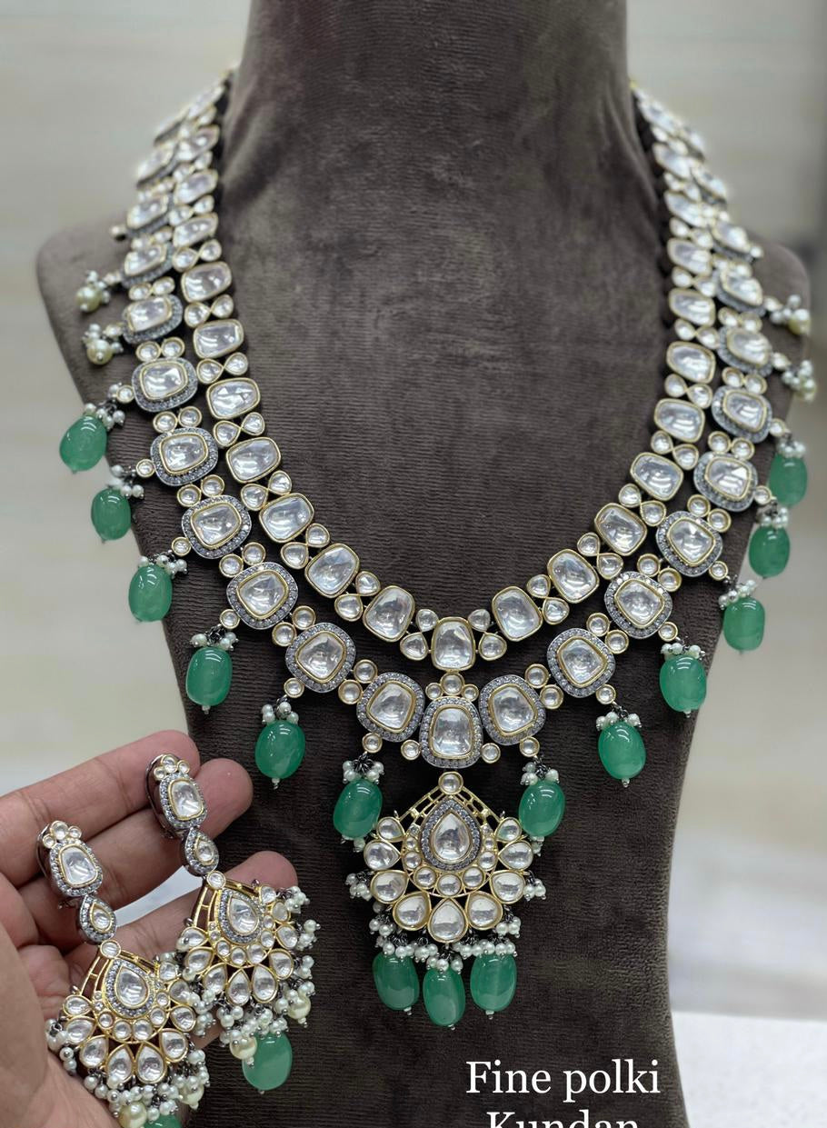Ayesha bridal polki Kundan set