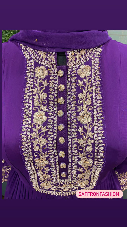 Aneena gorgette dress