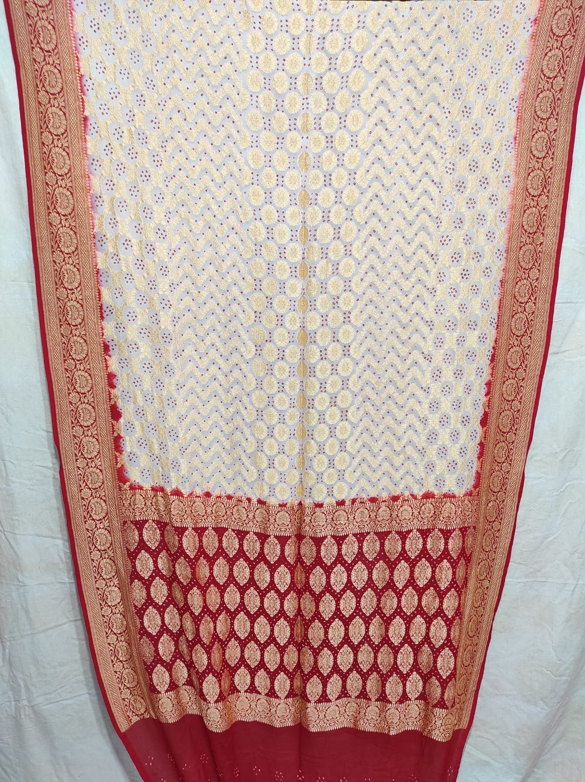 Naiza Bandhani saree