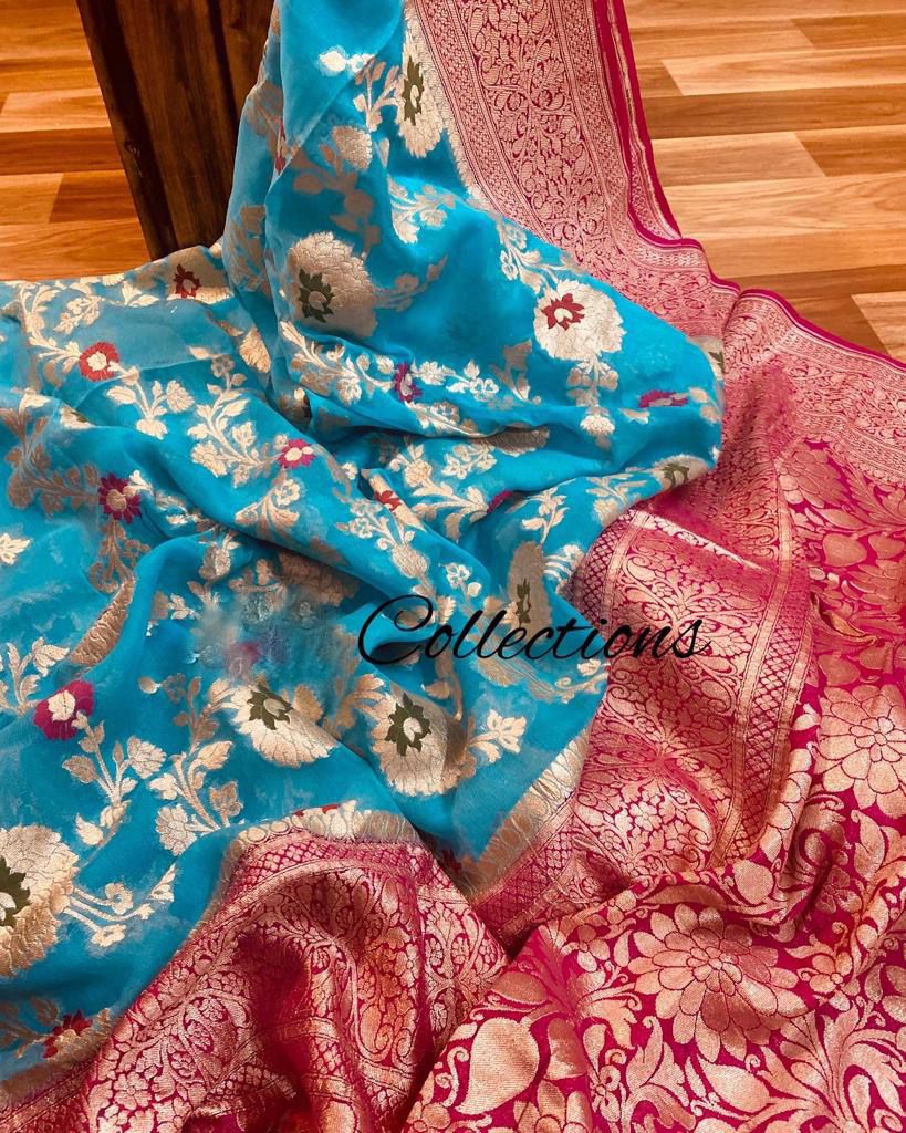 Heer banarsi weaved saree