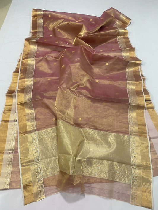 Tissue Chanderi silk saree