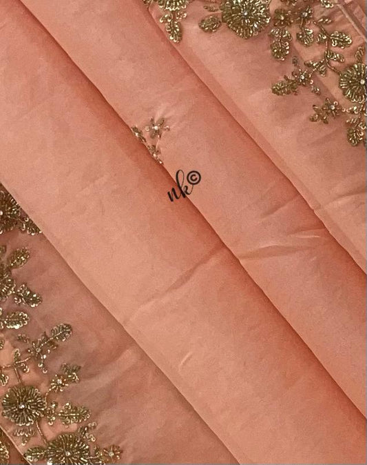 Zarkan inspired organza saree