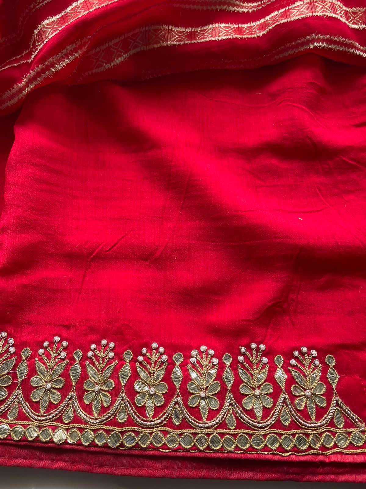 Munga red hot saree
