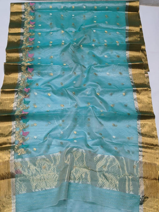 Clarins Chanderi saree