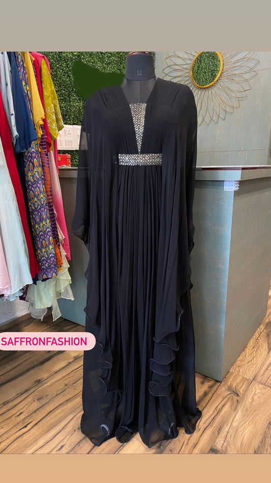 Black beautiful kaftan