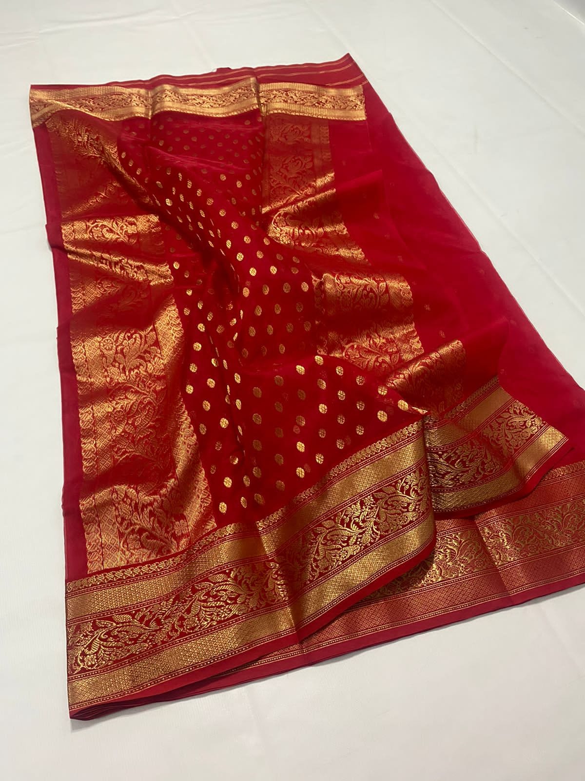 Heer yellow Chanderi saree handloom saree blouse