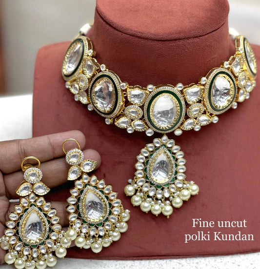 Yuvika polki Kundan set