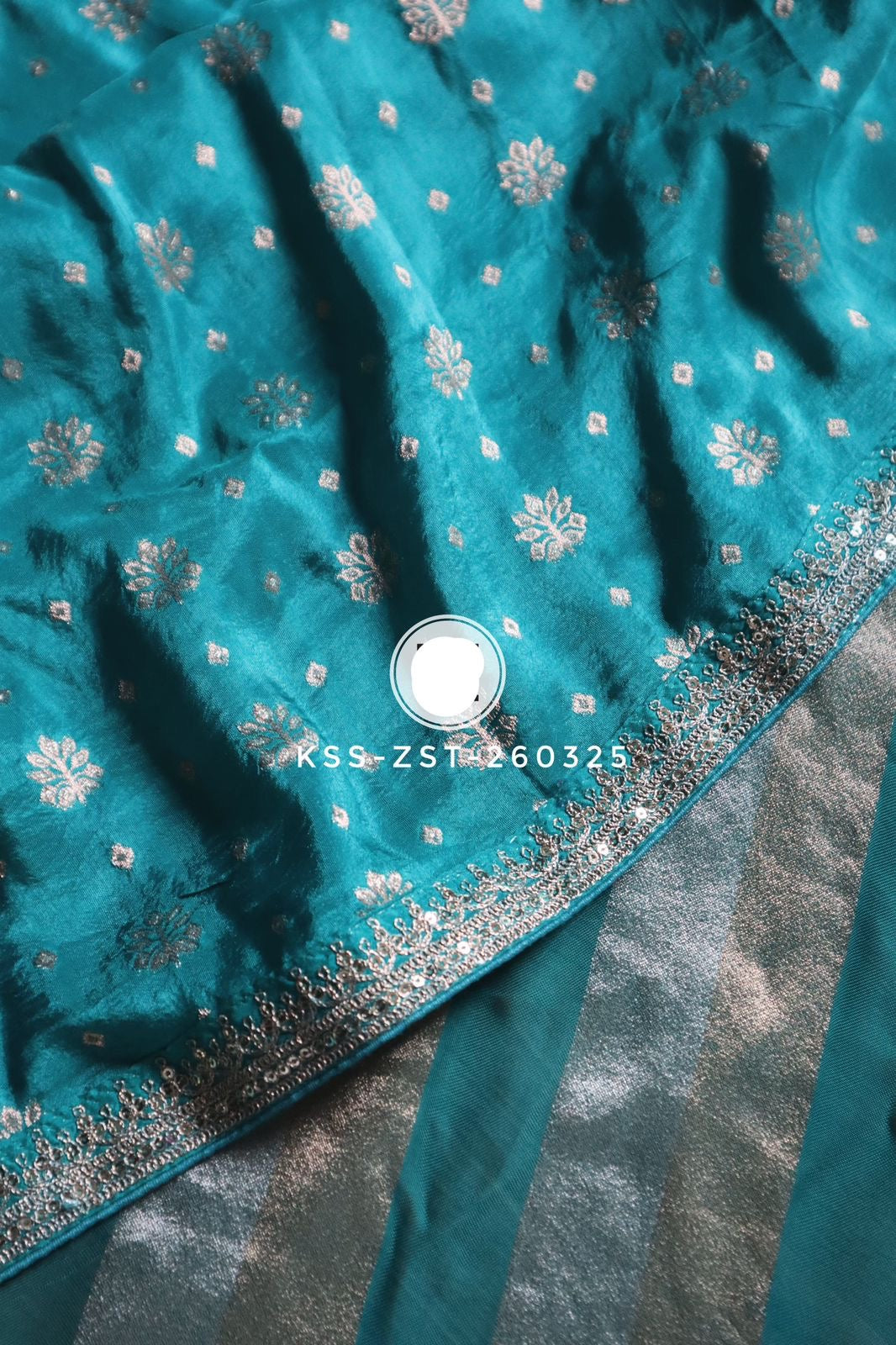 Striped kora saree Partywear sarees Indian sari blouse women clothing