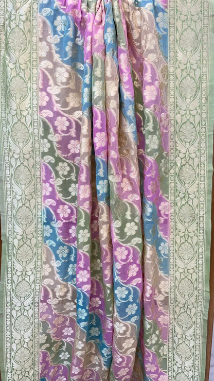 Limbia khaddi Gorgette Dupatta
