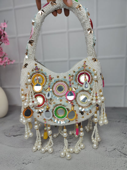 Delight clutch bag/pearl clutch/handbags