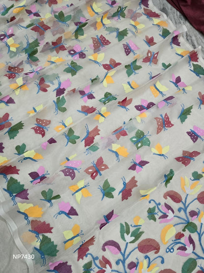 Mohisha tantuj saree floral sari blouse Indian sarees