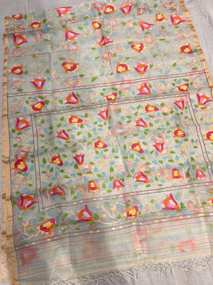 Dilbara jamdani sarees tantuj women sari