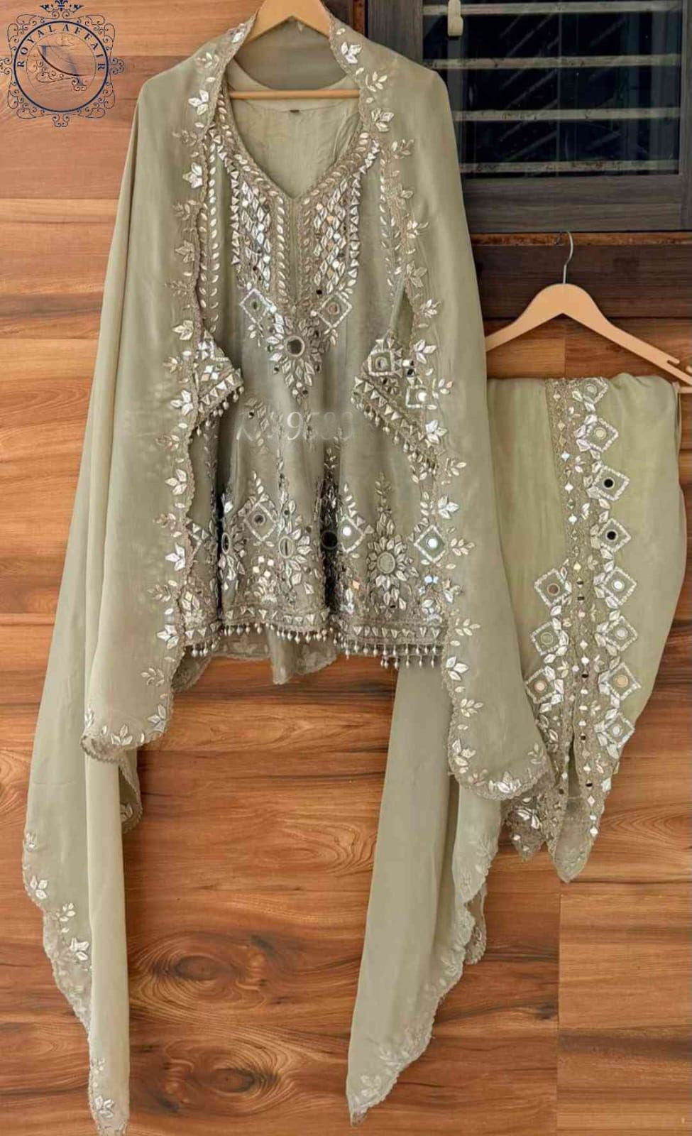 Tissue stitched dress gottapatti dress Partywear dresses for women
