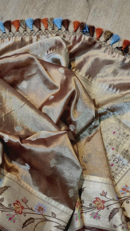 Lavita organza double tissue sarees