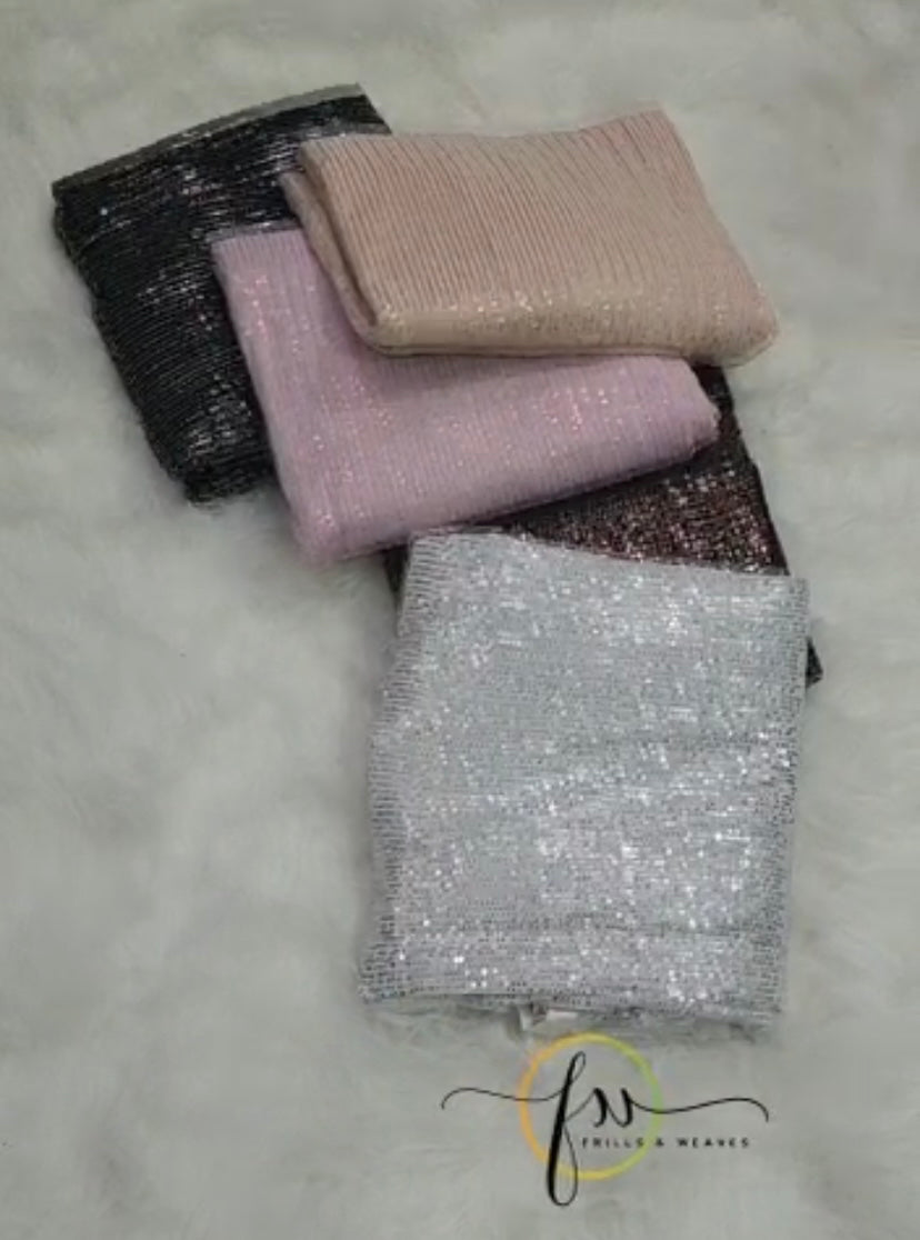 Sequence partywear beautiful saree