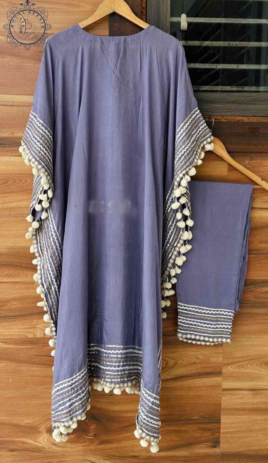 Designer silk kaftan set stitched kaftan Partywear kaftan set