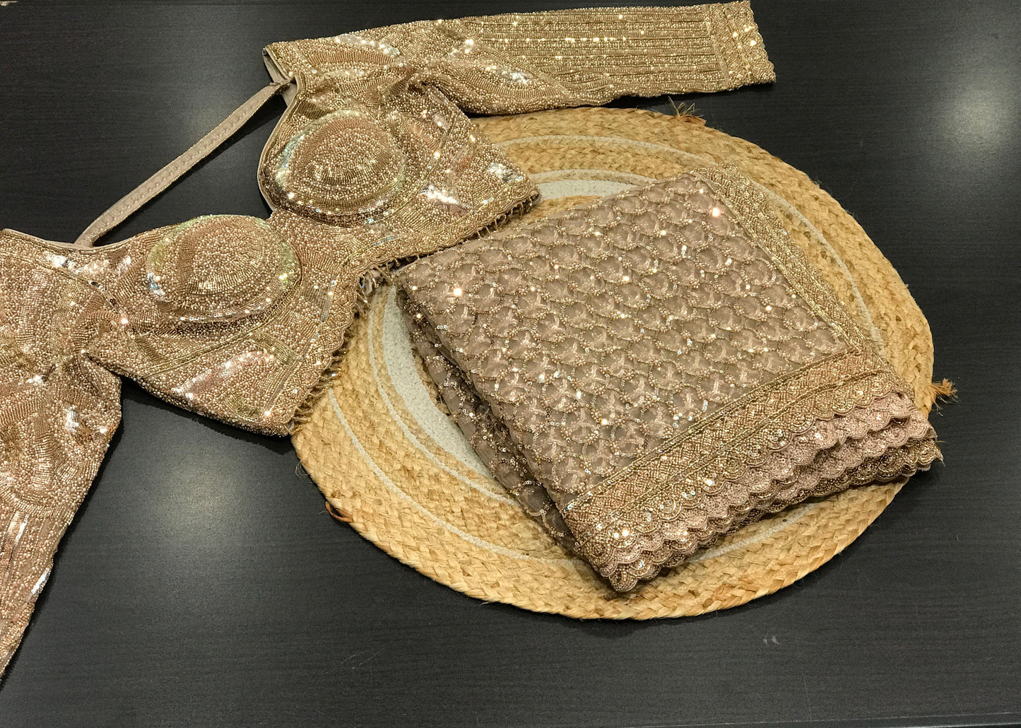 Gold net saree designer sarees blouse designer sari
