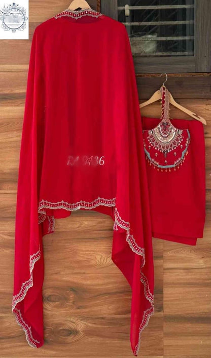 Silk stitched designer dress handmade designer stitched dresses Indian dress