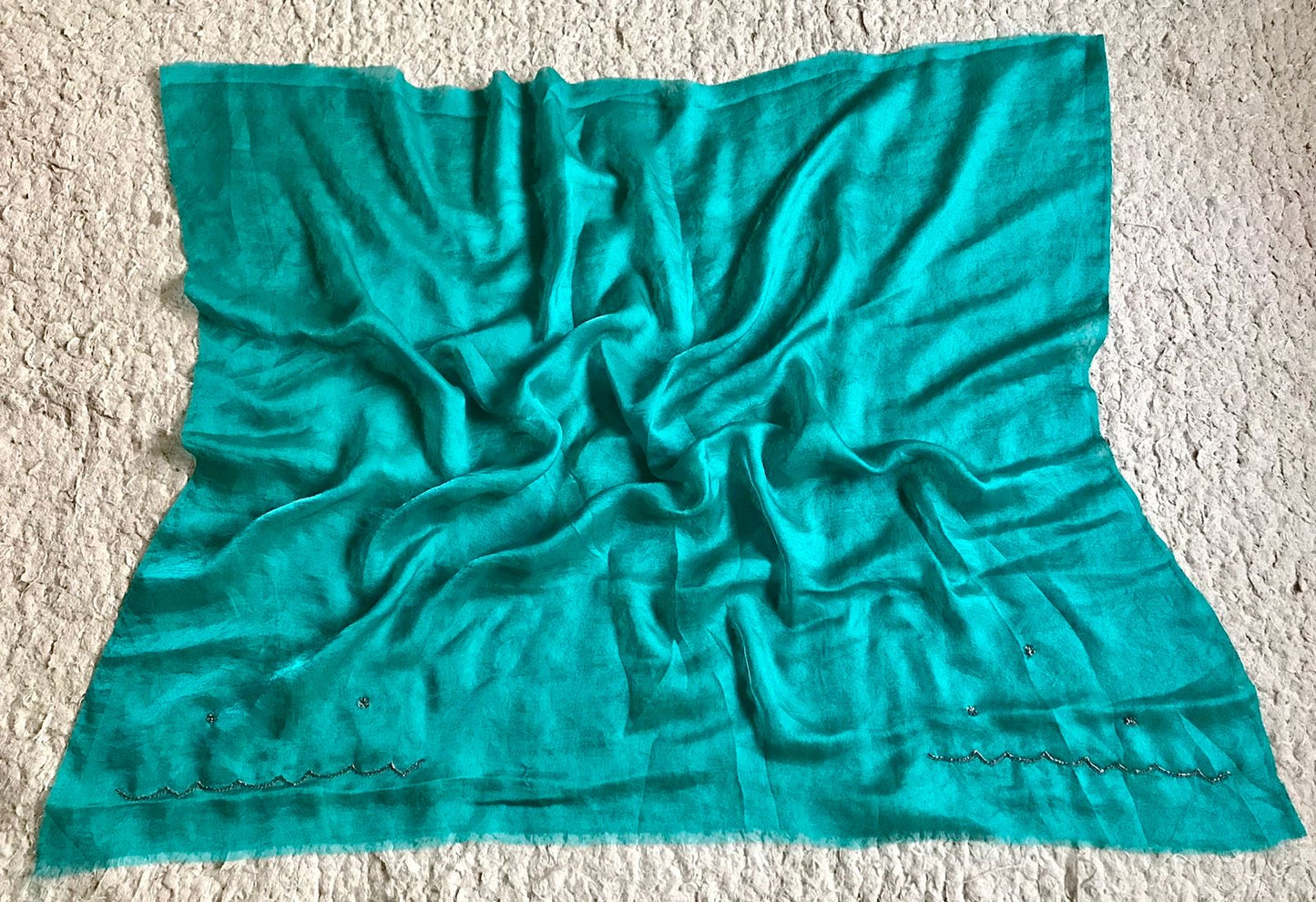 Shimmer tissue silk saree handmade sari blouse