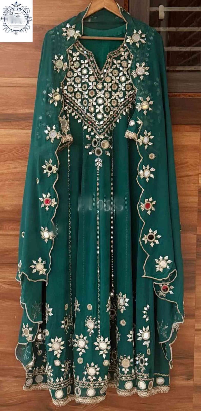 Anarkali dress gorgette stitched salwar suit Indian dresses