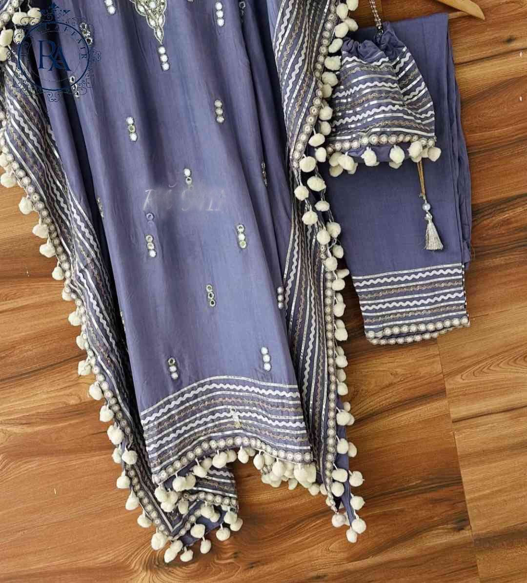 Designer silk kaftan set stitched kaftan Partywear kaftan set