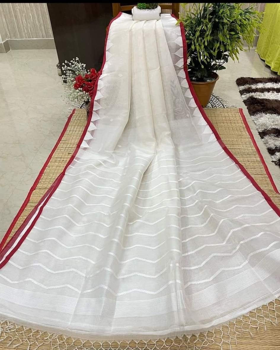 Pujor inspired women saree Indian sari