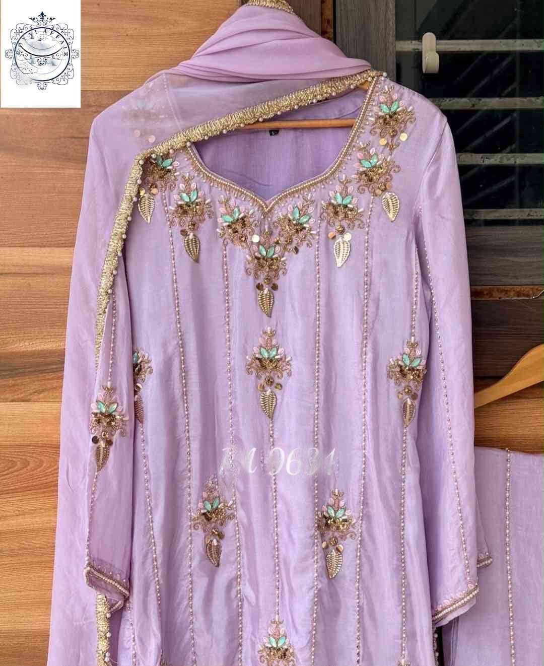 Russian silk stitched designer shirt dress