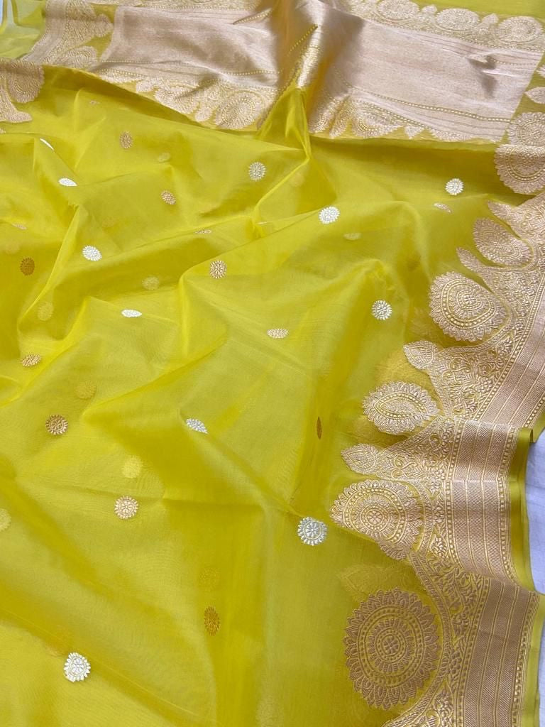 Marim Banarsi Kora saree Indian saree