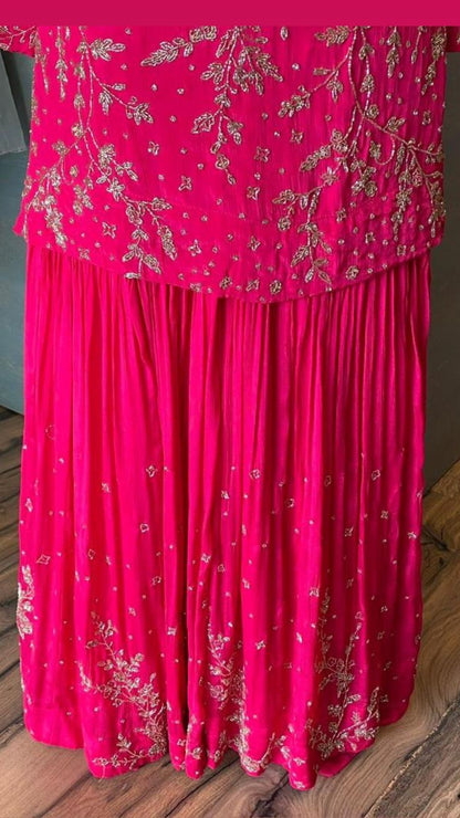 Rivisha kurta gharara dress indowestern dress