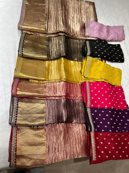 Rami tissue Kanjeevaram saree