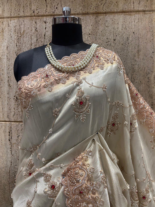 Silk Kanjeevaram saree handmade sari blouse Indian sarees