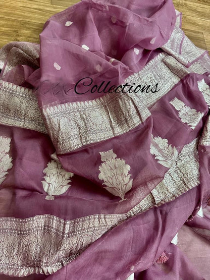 Rozila Banarsi chiffon sarees Indian saree banarsi saree blouse