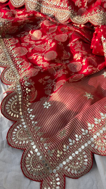 Mahisha Khaddi Gorgette Saree Indian Traditional Sarees
