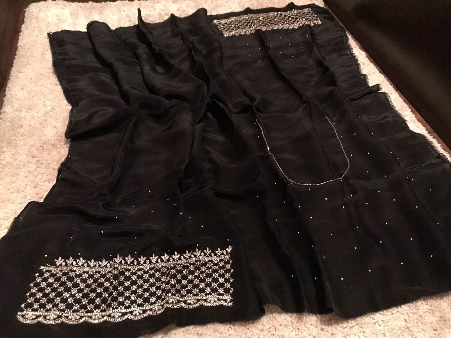 Lavisha Organza silk saree draping saree Beautiful sari blouse